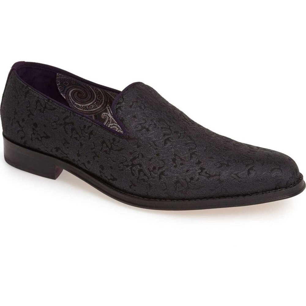 NWOB Robert Graham Moma 2 Paisley Venetian Black Formal Dress Loafer